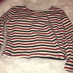 cropped brandy melville shirt
